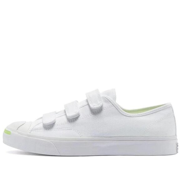 CONVERSE Unisex Jack Purcell Low Easy On White Ghost Green Shoes Size M9/W10.5 - Picture 1 of 8